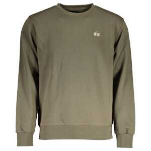 La Martina Green Cotton Sweater