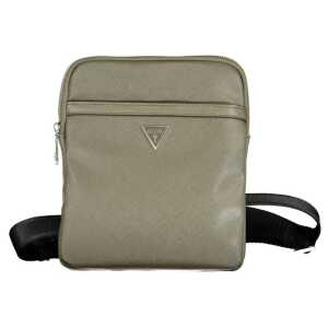 Guess Jeans Green Polyamide Shoulder Bag