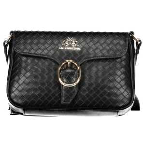 La Martina Black Polyethylene Handbag