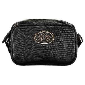 La Martina Black Polyethylene Handbag