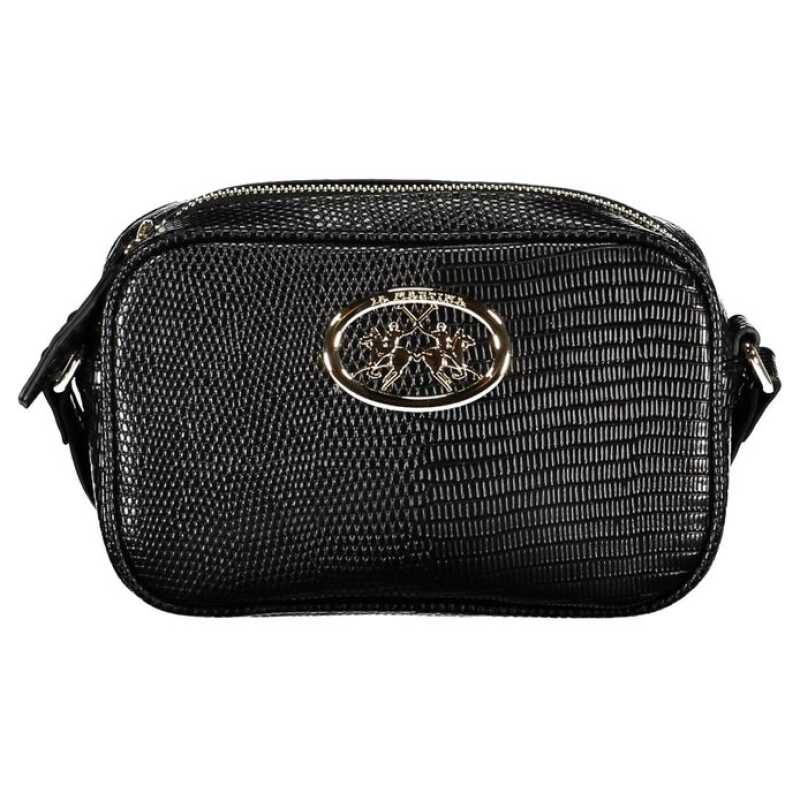 La Martina Black Polyethylene Handbag, theFeinheit