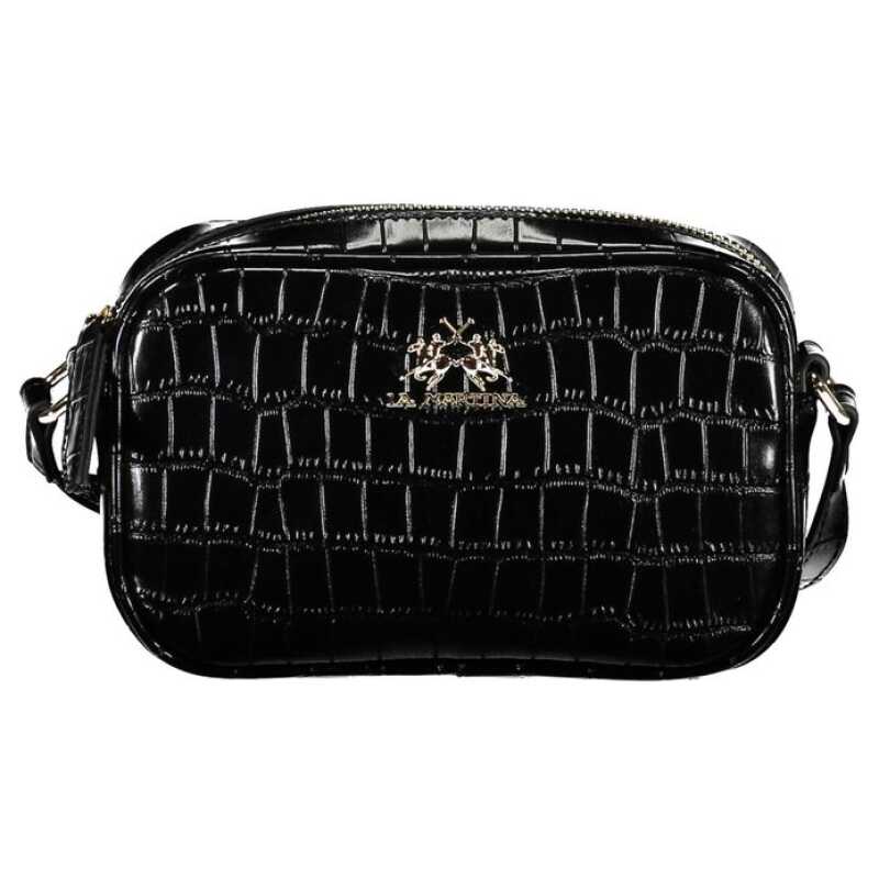La Martina Black Polyethylene Handbag, theFeinheit