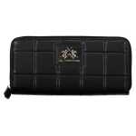 La Martina Black Polyethylene Handbag