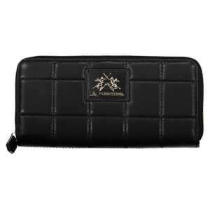 La Martina Black Polyethylene Handbag