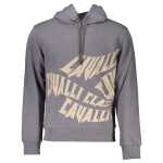 Cavalli Class Gray Cotton Sweater