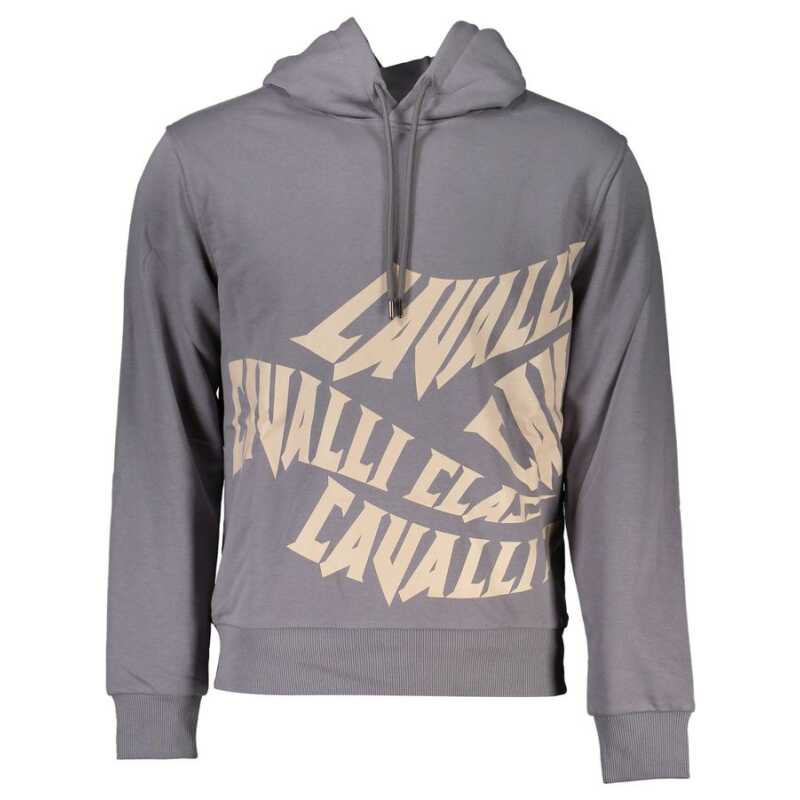 Cavalli Class Gray Cotton Sweater, theFeinheit