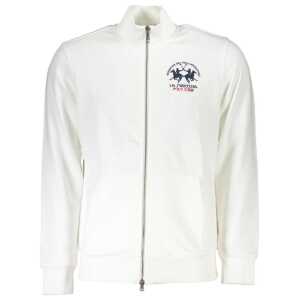 La Martina White Cotton Sweater
