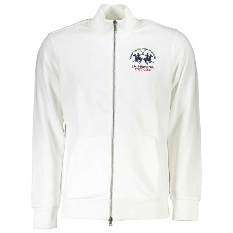 La Martina White Cotton Sweater, theFeinheit