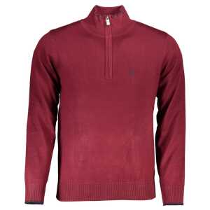 U.S. Grand Polo Red Nylon Sweater
