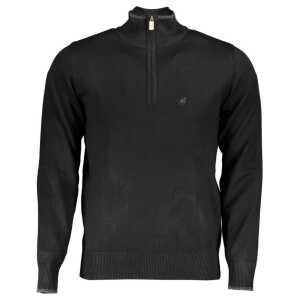 U.S. Grand Polo Black Nylon Sweater