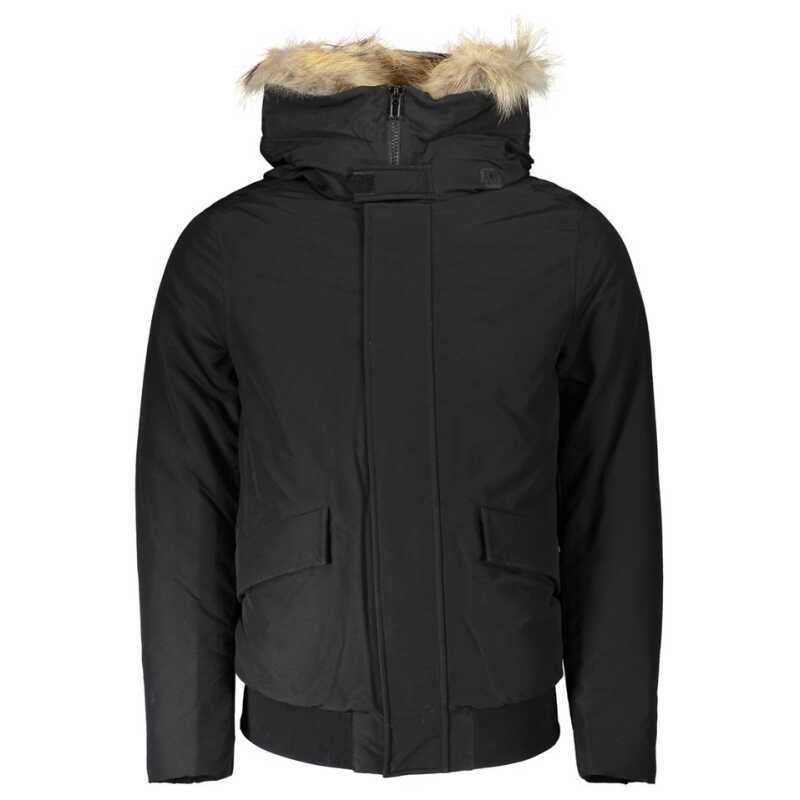 Woolrich Black Cotton Jacket, theFeinheit