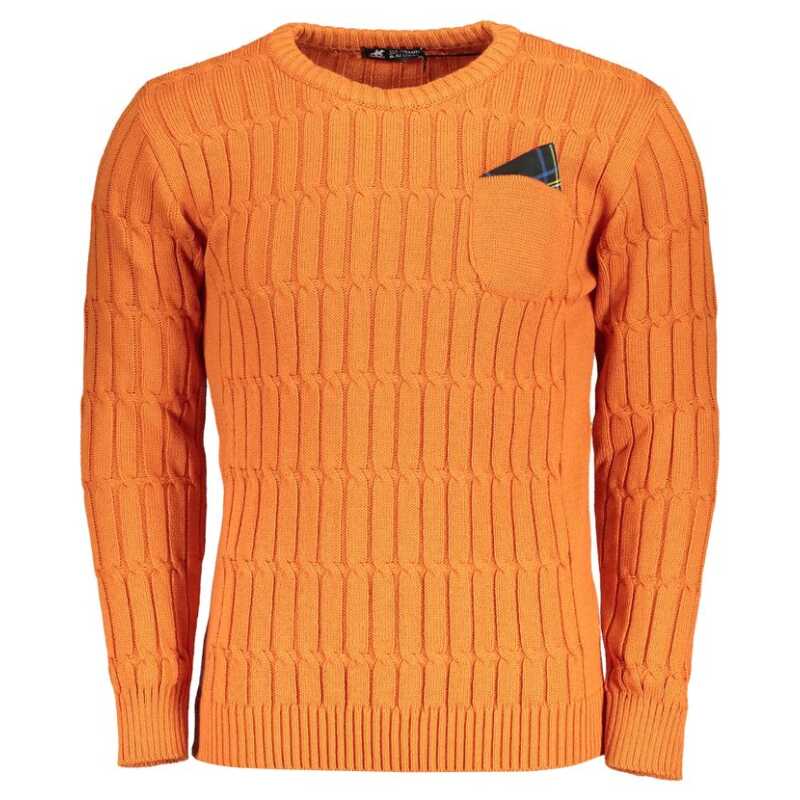 U.S. Grand Polo Orange Fabric Sweater, theFeinheit
