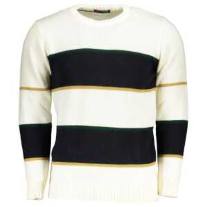 U.S. Grand Polo White Fabric Sweater