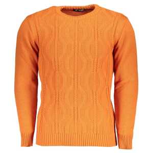 U.S. Grand Polo Orange Fabric Sweater