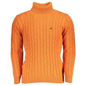 U.S. Grand Polo Orange Fabric Sweater