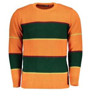 U.S. Grand Polo Orange Fabric Sweater
