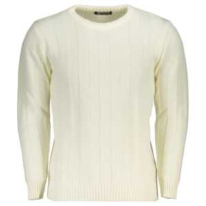 U.S. Grand Polo White Fabric Sweater