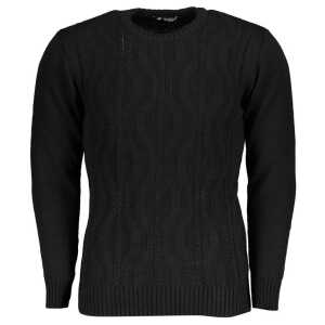 U.S. Grand Polo Black Fabric Sweater