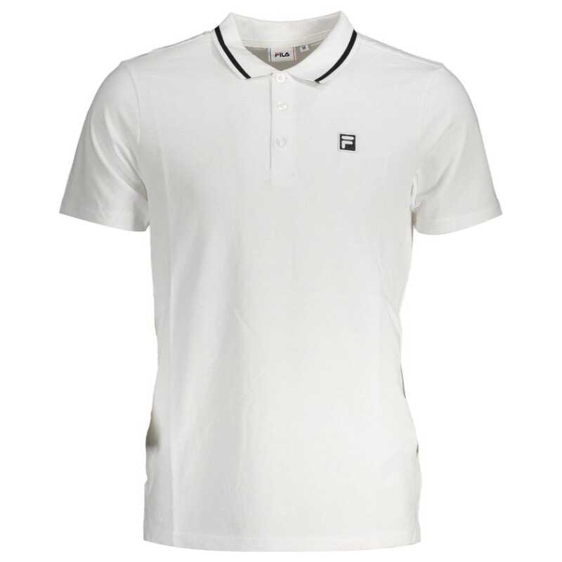 Fila White Cotton Polo Shirt, theFeinheit