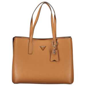 Guess Jeans Brown Polyethylene Handbag