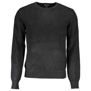 U.S. Grand Polo Black Nylon Sweater
