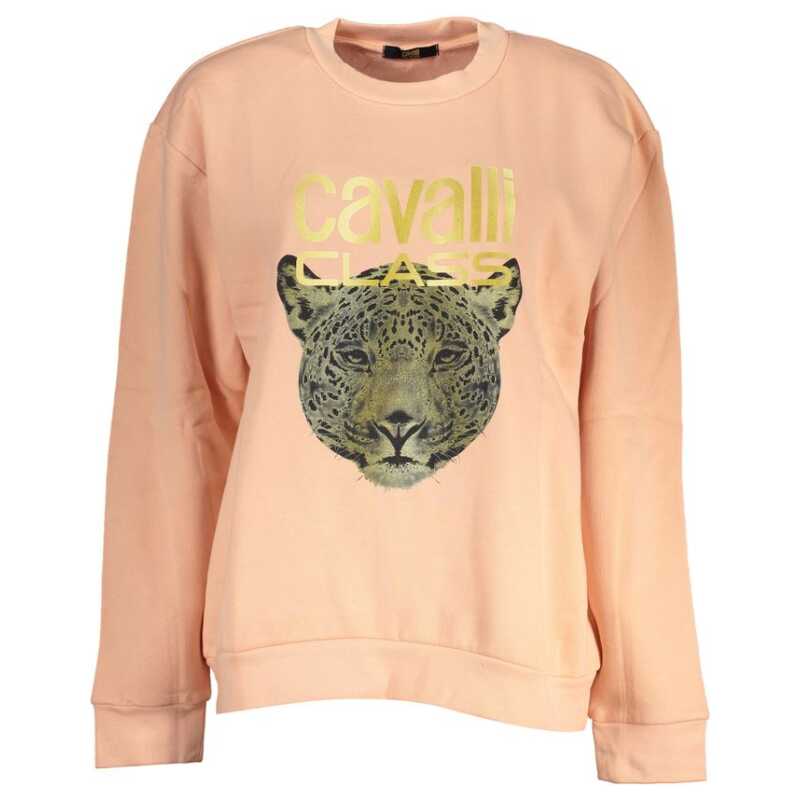 Cavalli Class Pink Cotton Sweater, theFeinheit