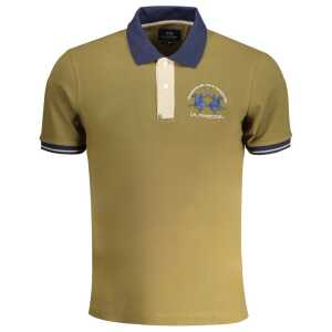 La Martina Green Cotton Polo Shirt