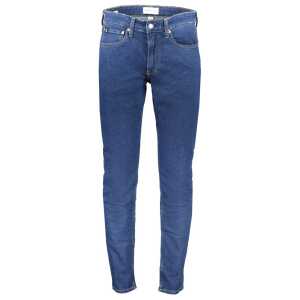 Calvin Klein Blue Cotton Jeans & Pant