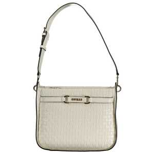 Guess Jeans White Polyethylene Handbag