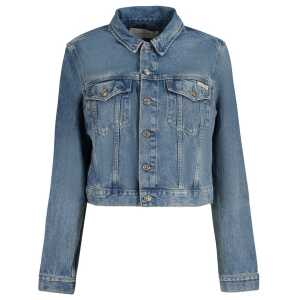 Calvin Klein Blue Cotton Jackets & Coat