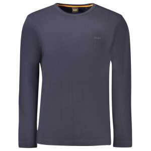Hugo Boss Blue Cotton Sweater