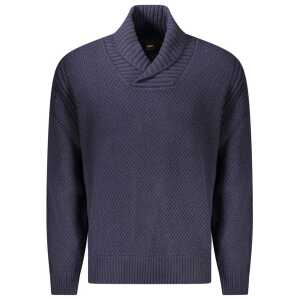 Hugo Boss Blue Wool Sweater