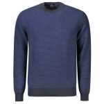 Hugo Boss Blue Cotton Sweater