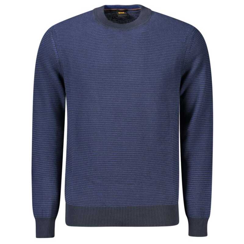 Hugo Boss Blue Cotton Sweater, theFeinheit