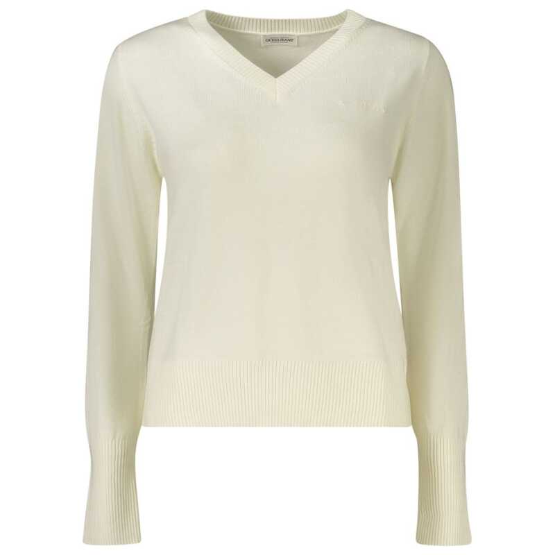Guess Jeans White Wool Sweater, theFeinheit