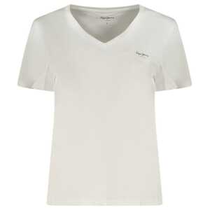 Pepe Jeans White Cotton Tops & T-Shirt