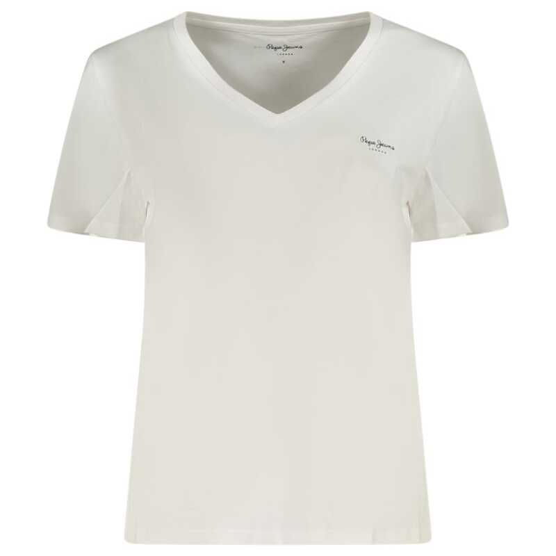 Pepe Jeans White Cotton Tops &amp; T-Shirt, theFeinheit