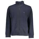 Hugo Boss Blue Cotton Sweater