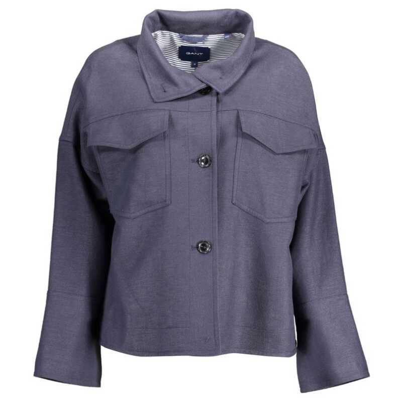 Gant Blue Cotton Jackets &amp; Coat, theFeinheit