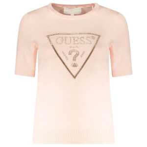 Guess Jeans Pink Viscose Sweater