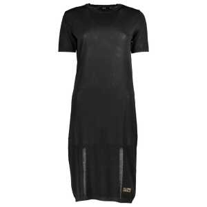Cavalli Class Black Viscose Dress