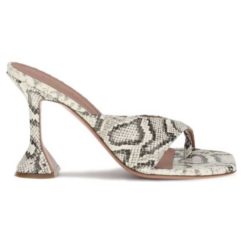 Amina Muaddi Python-patterned Shiona Sandals, theFeinheit