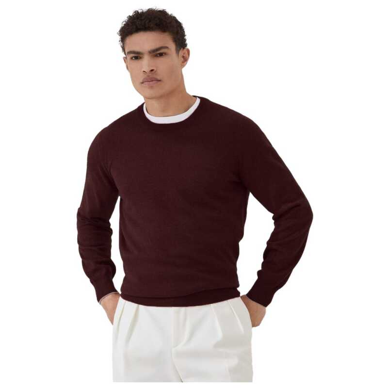 Brunello Cucinelli Red Cashmere Sweater, theFeinheit