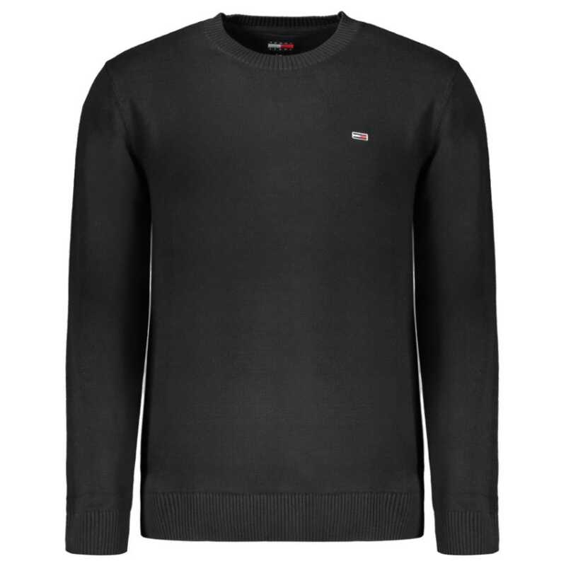Tommy Hilfiger Black Cotton Sweater, theFeinheit