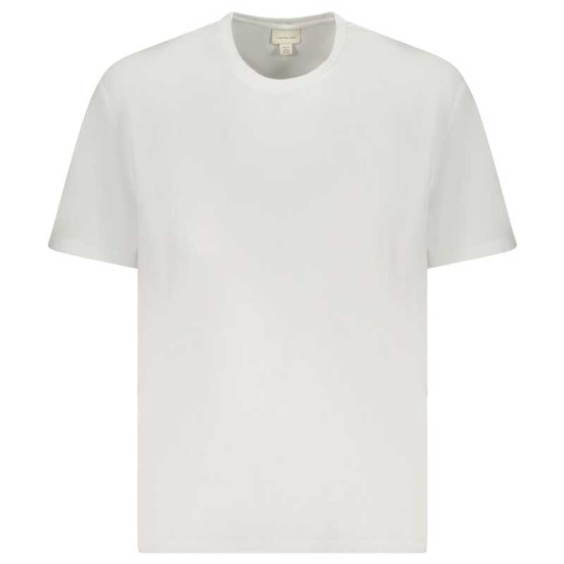 Calvin Klein White Cotton Men T-Shirt, theFeinheit