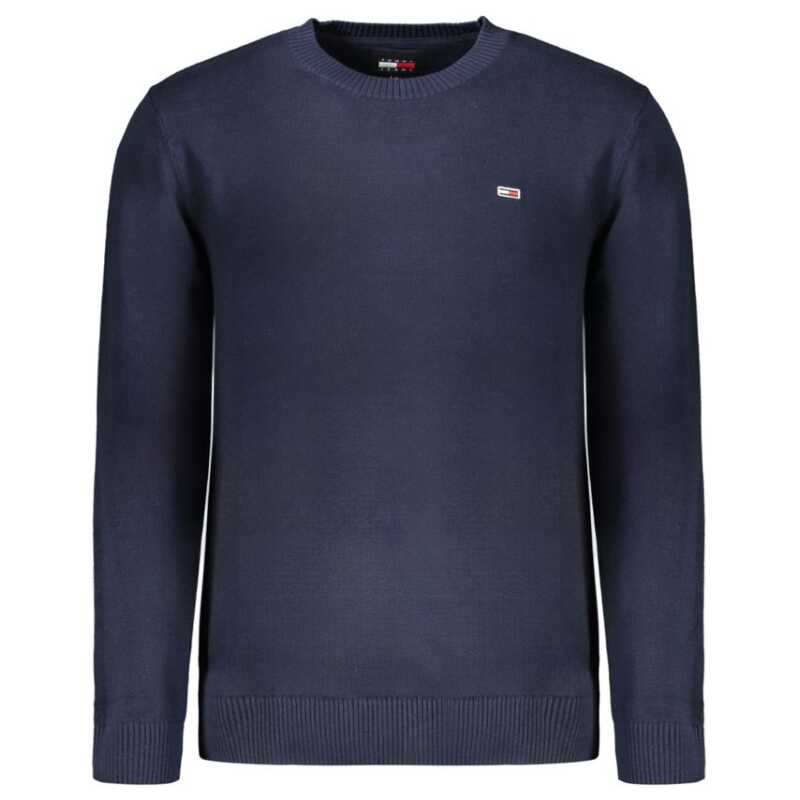 Tommy Hilfiger Blue Cotton Sweater, theFeinheit
