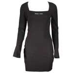 Tommy Hilfiger Black Elastane Dress