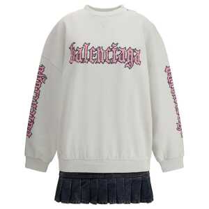 Balenciaga Sweatshirt Dress with logo