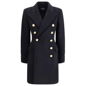Balmain wool and cashmere double-breasted Coat