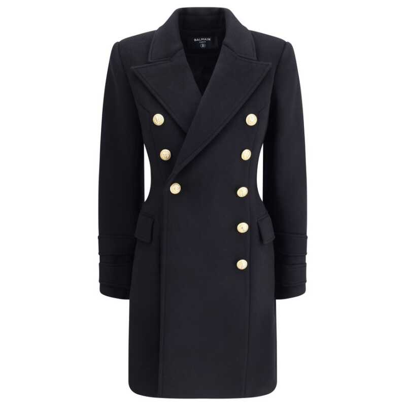 Balmain wool and cashmere double-breasted Coat, theFeinheit